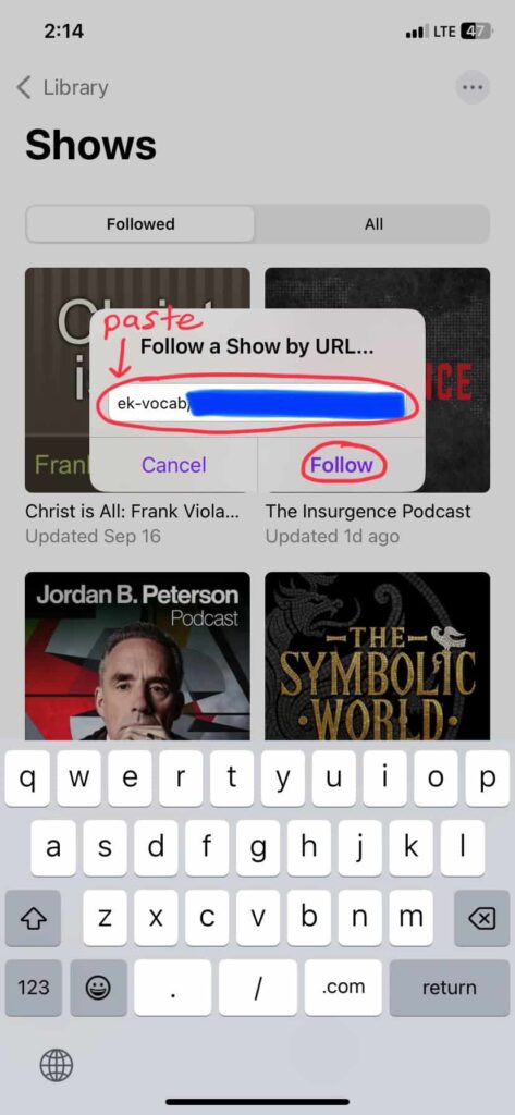 Apple Step 4 Paste Url 473x1024