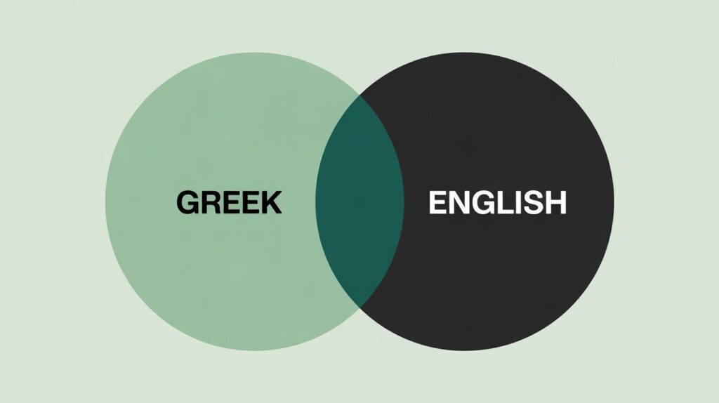 overlaps english greek alphabet